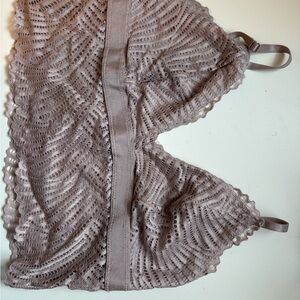 Lace Bralette in Light Purple